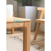 Factory sells solid wood coffee table for small households oak-shaped straight Zen wood tea table Japanese-style couch GRU tamat kang table home hall