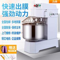 Lifeng dough mixer commercial 10kg large dough mixer H20H30 double-action double-speed dough machine kneading dough beater