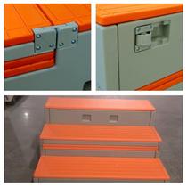 Direct selling school PE plastic kindergarten music teaching room three-story chorus removable folding photo chorus stage