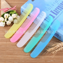 Xinjiang Tibet hotel room disposable banana comb home travel tourism wheat straw plastic long