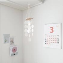 INS style natural shell wind chimes childrens room bedroom wind chimes small pendants photography photo props birthday gifts
