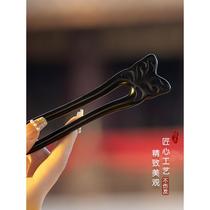 U-shaped hairpin hairpin natural sandalwood hairpin for women with high-end new Chinese style hairpin headdress palace retro matching Hanfu