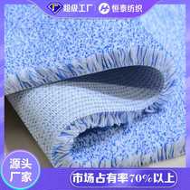 Hengtai Blue White Sweeper Mop Fabric Polyester Microfiber Woven Cut Pile Rapier Flat Mop Fabric