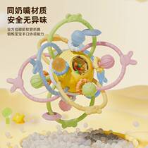 Manhattan hand ball baby toy silicone chewable rattle for babies 3 to 6 months old and molar teeth 0 to 1 years old