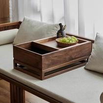 New Chinese style solid wood Arhat bed living room modern Zen sofa bed antique ash wood bed imperial concubine couch bed furniture