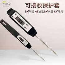 Direct selling electronic digital display kitchen oil thermometer water thermometer S-H03 high temperature pen type meat food thermometer