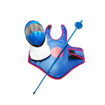 Fencing clothing three-piece training plastic foil set childrens training complete set electronic induction plastic sword