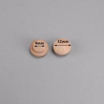 New solid wood stair handrail wood cover screw hole decoration Gaihe wood 40*35 stair universal wood cover furniture hole