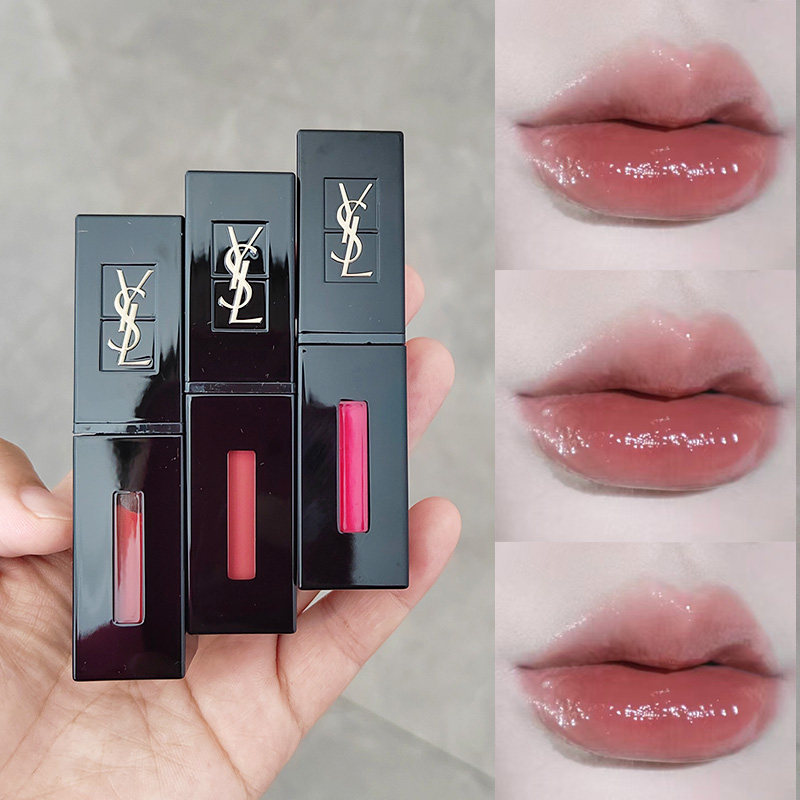 YSL圣罗兰黑管唇釉440/416/610/420/401/409/441杨树林410口红407评价