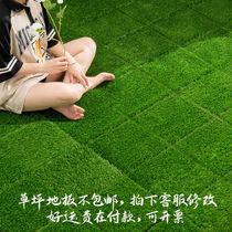 Simulated lawn floor splicing balcony garden roof villa courtyard landscape school swimming pool artificial turf floor