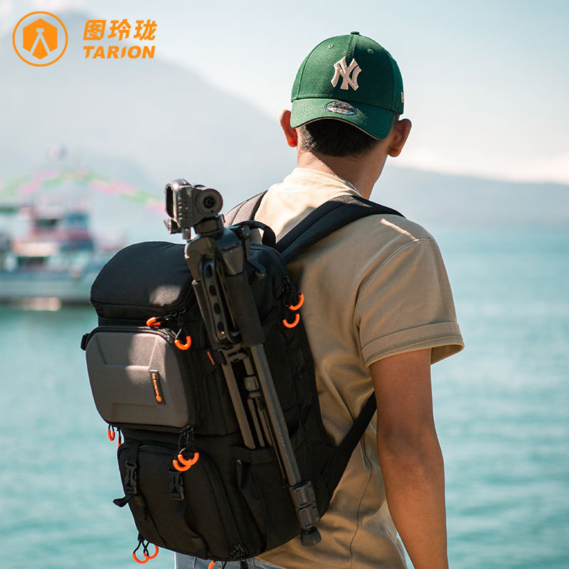 Tarion Tulinglong Camera Bag Outdoor Dual-Shoulder Photography Bag Professional Dslr Canon Mirrorless Digital Storage Bag