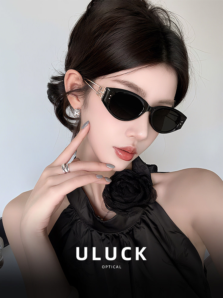 2025 New Gm Sunglasses for Men and Women, Cat-Eye Sunglasses, Uv Protection, High-End Feel, Can Be Worn with Prescription Lenses Kunst