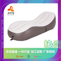 JILONG inflatable sofa outdoor portable air bed bed lazy lunch break camping leisure automatic inflatable air lounge chair