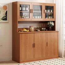 Wine cabinet integrated wall cabinet floor-standing wall-mounted simple home living room storage cabinet high cabinet multi-layer storage cabinet sideboard