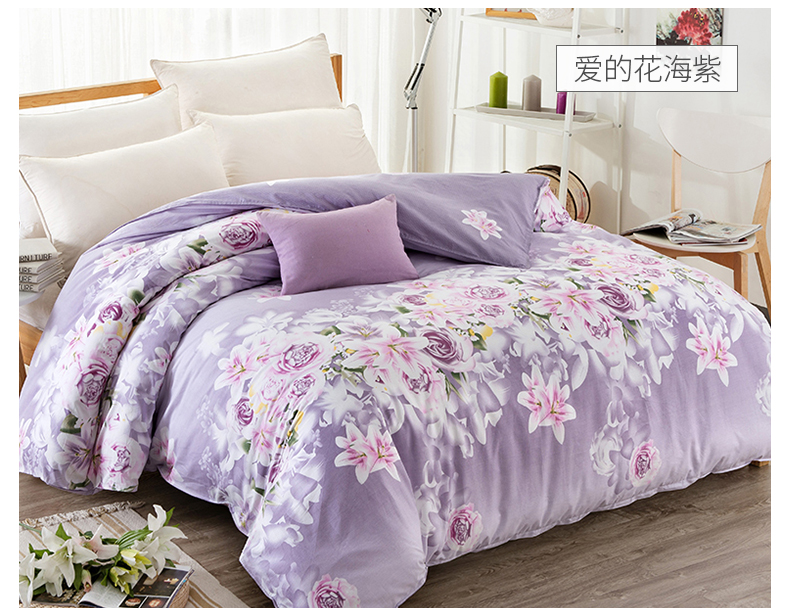 Chăn bông đơn mảnh 150x200x230 đơn mùa xuân và mùa thu đôi bông chăn 180x220x240 - Quilt Covers chăn lông