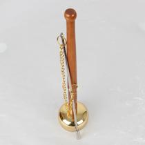Fine magical instrument pure copper chime 5 5 cm diameter thickened pure copper chime wooden handle chime