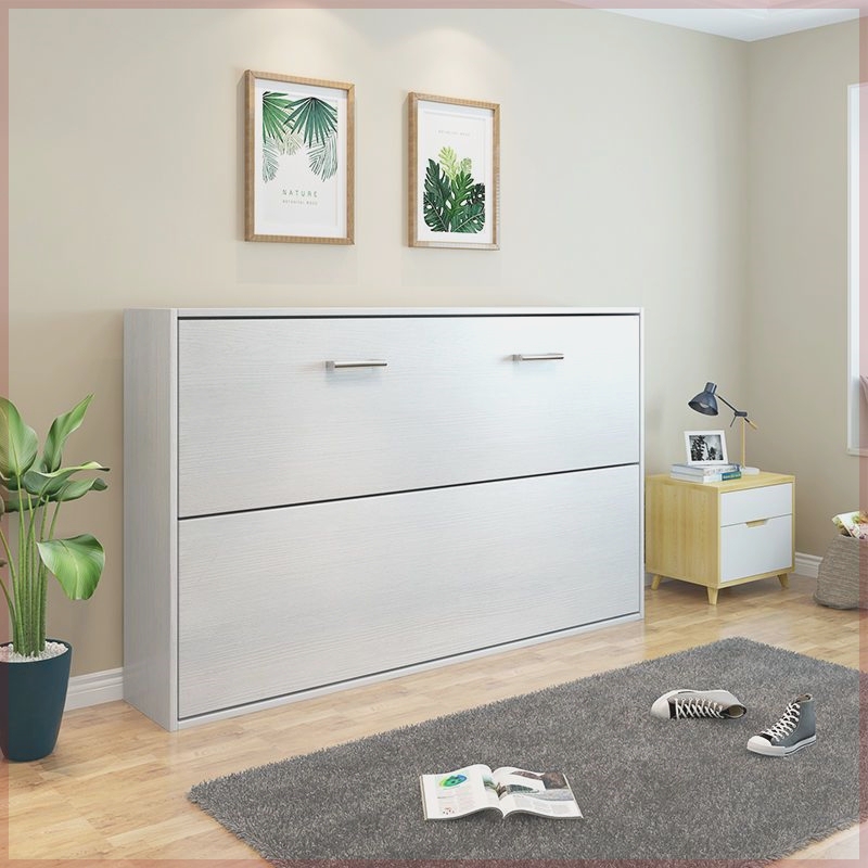 New Folding Bed, Invisible Folding Bed, Wall-Mounted Bed, Wall-Mounted Folding Bed, Functional Flip-Down Wall Bed, Wardrobe