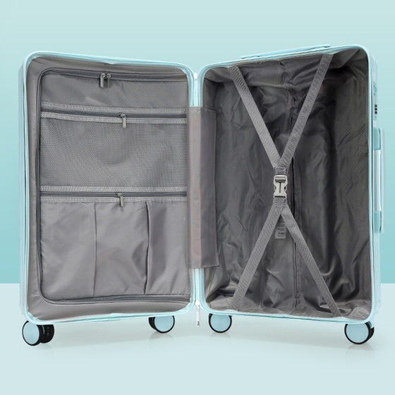 Luggage Suitcase for Women 24inch Wheeled Suitcase for Men Durable Travel Suitcase for Students 26-Inch Password Lock Suitcase Carry-On 20inch Piece Set Suitcase