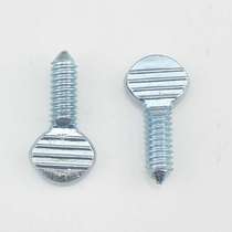 Manufacturer supplies carbon steel blue and white zinc racket screw fastener connectors fully threaded thumb screw flat head