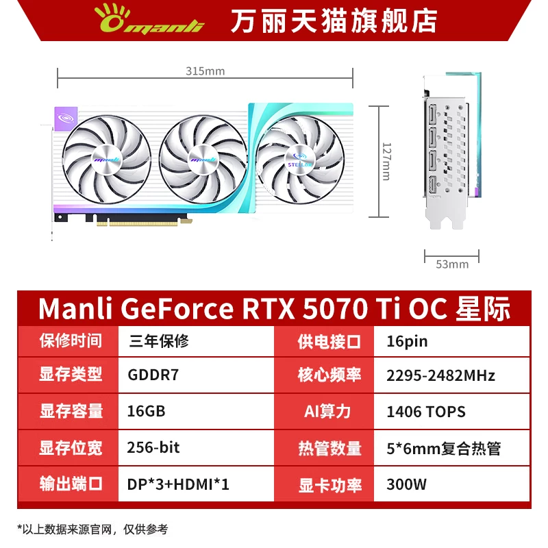 Премиум GeForce RTX 5070/5070Ti/5080 настольный компьютер с ИИ рендерингом, автономная графическая карта для киберспорта