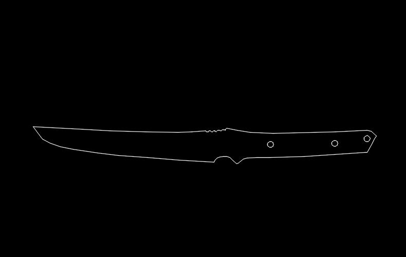 New Hand DIY Exercise Materials High carbon steel spring steel thick hand to play with knife blanks