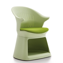 Personalized and fashionable student desks and chairs with writing board training chair reception negotiation chair office single seat conference chair