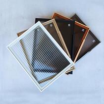 Light luxury minimalist tempered glass cabinet door custom-made narrow frame aluminum alloy dining room bookcase door cloakroom wine cabinet custom-made