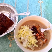 Promotion Camellia oleifera five kernels salty oleifera tea noodles eight treasures sweet beef bone marrow small bag breakfast oleifera oleifera Shanxi small package