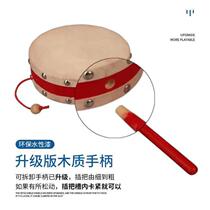 Rattle old-fashioned traditional Chinese style newborn infants boys and girls childrens wooden toys wooden rattle