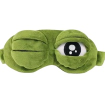 Sad and cute boy hoop headband hair band funny frog eye mask hair accessories sleep headband light blocking face wash