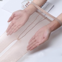 Summer black silk ultra-thin seamless one-line crotch 0D invisible pantyhose anti-snagging flesh-colored feminine silky and fully transparent