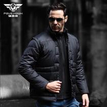Pave Hawk tactical down jacket waterproof warm white goose down jacket removable sleeves vest vest jacket for men