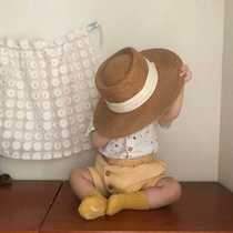 ins Nordic style small daisy embroidery small curtains home blackout curtains childrens room photography decoration props