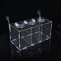 Fish tank isolation box acrylic transparent mini parrot peacock golden wave hatching box fry breeding box