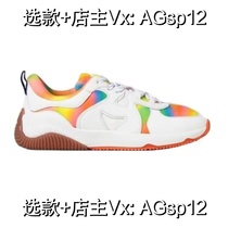 (Deposit) Womens emblem gradient printed multi-color sneakers