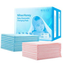English packaging disposable newborn care pad baby diaper pad 45*60 baby diapers hot sale