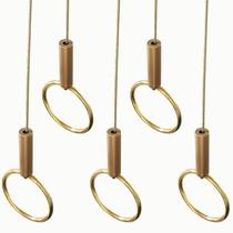Clothes chain hanging gold hanging ring clothing store window ceiling hook wall fixed clothes hanger wire rope ring