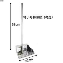 New thickened stainless steel garbage shovel garbage bucket single dustpan broom broom household dustpan struggle garbage shovel