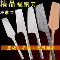 New construction tile knife stainless steel brick knife trowel new wall masonry knife bricklayers tool single-sided manganese steel thickened masonry