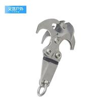 Stainless steel claw hook gravity hook outdoor adventure survival hook life-saving flying tiger claw survival flying claw hook