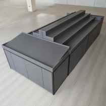 Fruit shelf ladder display rack supermarket fruit and vegetable steps island multi-layer wall-mounted trapezoidal shelf wooden display cabinet