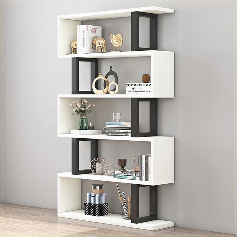 Bookshelf Creative Wall-Mounted Living Room Partition Storage Display Shelf Modern Minimalist Ornament Rack Floor-Standing Bookshelf Creative Wall-Mounted Living Room Partition Storage Display Shelf Modern Minimalist Ornament Rack Floor-Standing