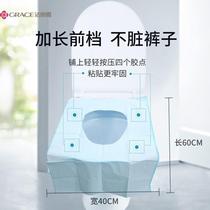 Larger toilet seat cleaning emergency bathtub pocket antibacterial quilt cover toilet urine bag universal bath bag