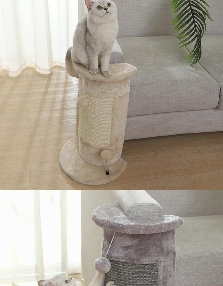 кошко-комплекс 猫爬架子剑麻猫爬架猫窝猫树一体墙壁式猫抓架转角抓柱小型猫抓树