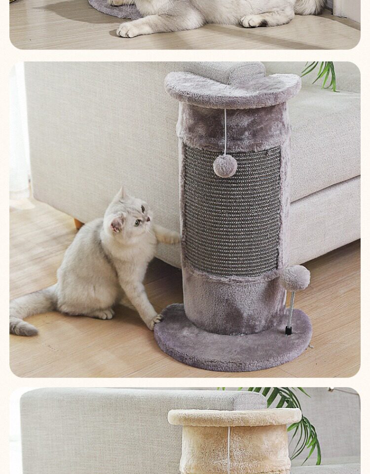 кошко-комплекс 猫爬架子剑麻猫爬架猫窝猫树一体墙壁式猫抓架转角抓柱小型猫抓树