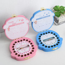 Childrens teeth changing memorial box baby tooth box boy storage box wooden baby storage box girls baby tooth box