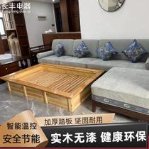 Hunan fire barrel solid wood large electric fire box can lie down for baking fire fire barrel electric Huaihua fire box home living room heater