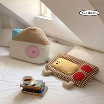 Art Collection Special Shaped Pillow Sofa Pouf Bedroom Pillow Strip Sleeping Bedside Decoration Doll Ins Style