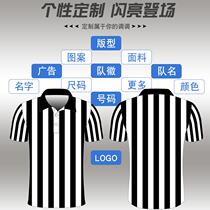 2024 new style football referee uniform referee lapel short printed sleeves summer mens and womens games football and basketball referee