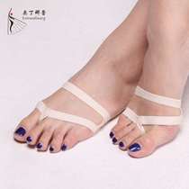 Odinalei Belly Dance Shoes for Men and Women Dance Shoes Elastic Clip Finger Wear-Resistant Soft Sole Practice Shoes Sole Covers Shoes